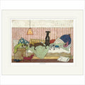 Big Dog Bed Mounted Limited Edition Print by Sam Toft