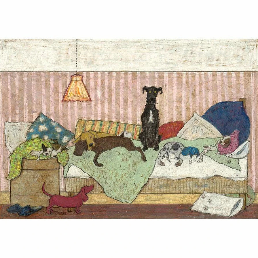 Big Dog Bed Limited Edition Print by Sam Toft