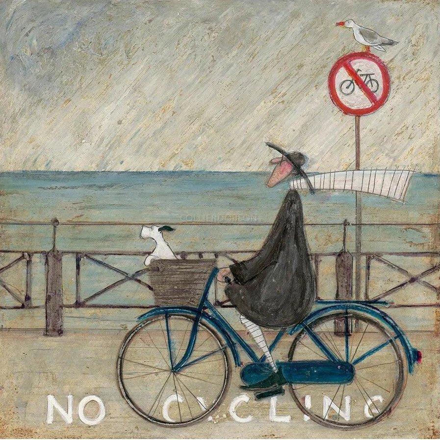 No Cycling Limited Edition Print by Sam Toft