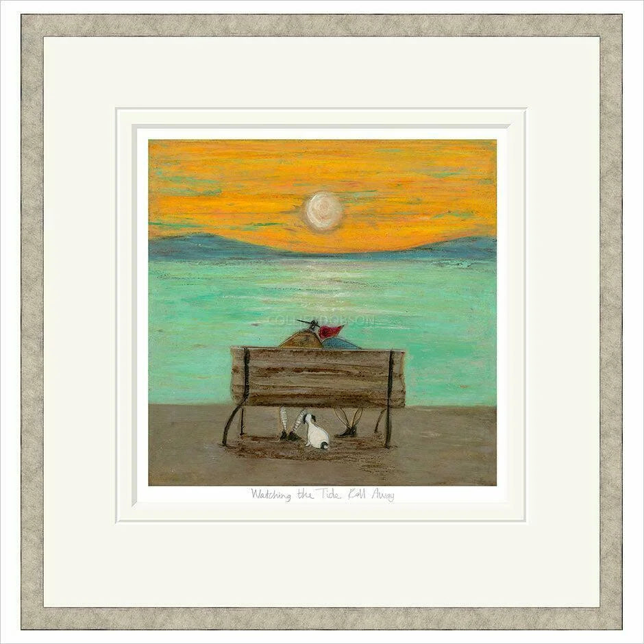 watching the Tide Roll Away Framed Limited Edition Print by Sam Toft
