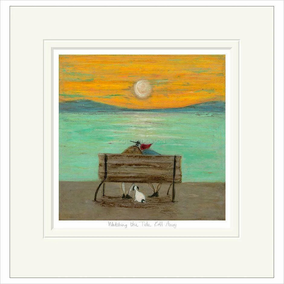 watching the Tide Roll Away Mounted Limited Edition Print by Sam Toft