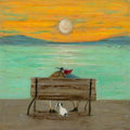 watching the Tide Roll Away Limited Edition Print by Sam Toft