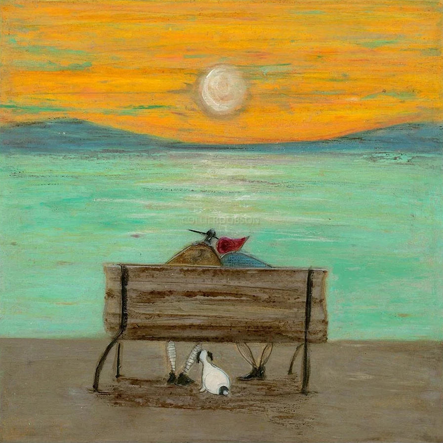 watching the Tide Roll Away Limited Edition Print by Sam Toft