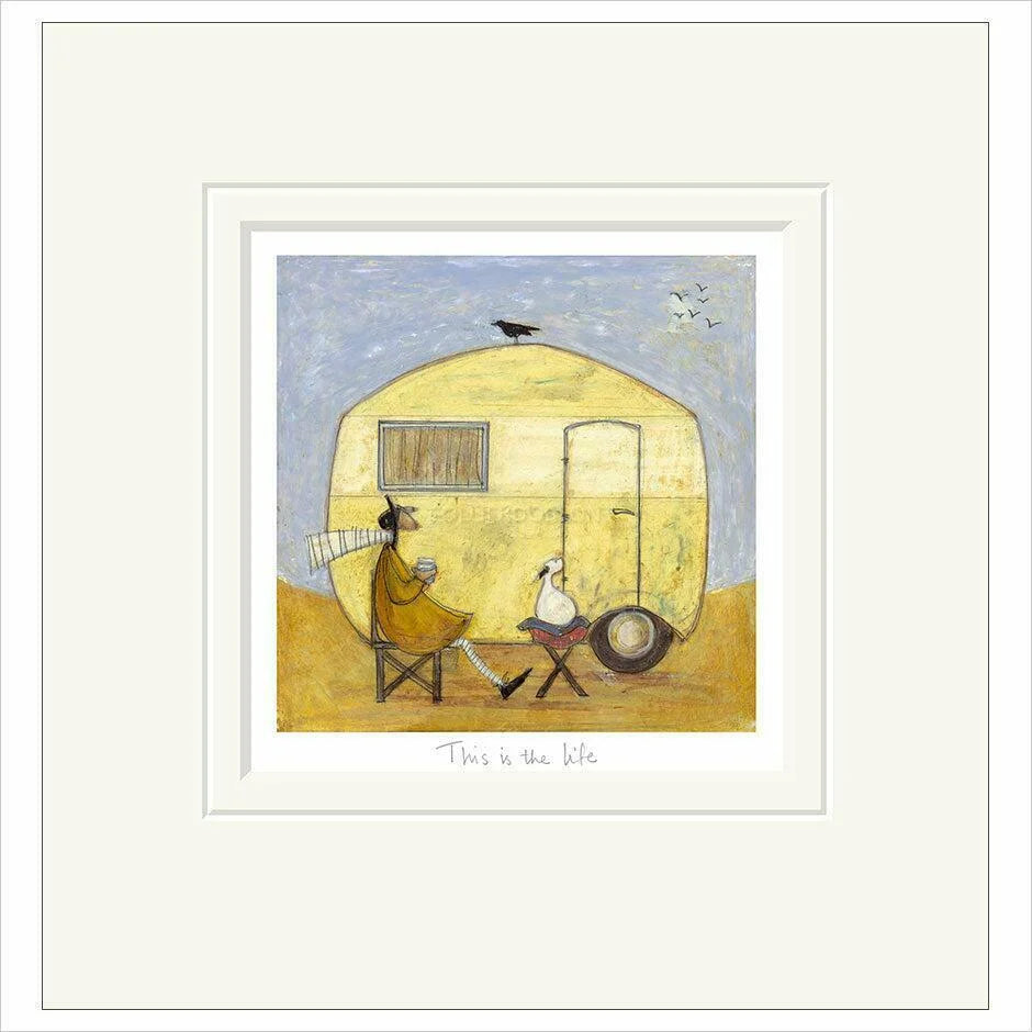 This is the Life Mounted Limited Edition Print by Sam Toft