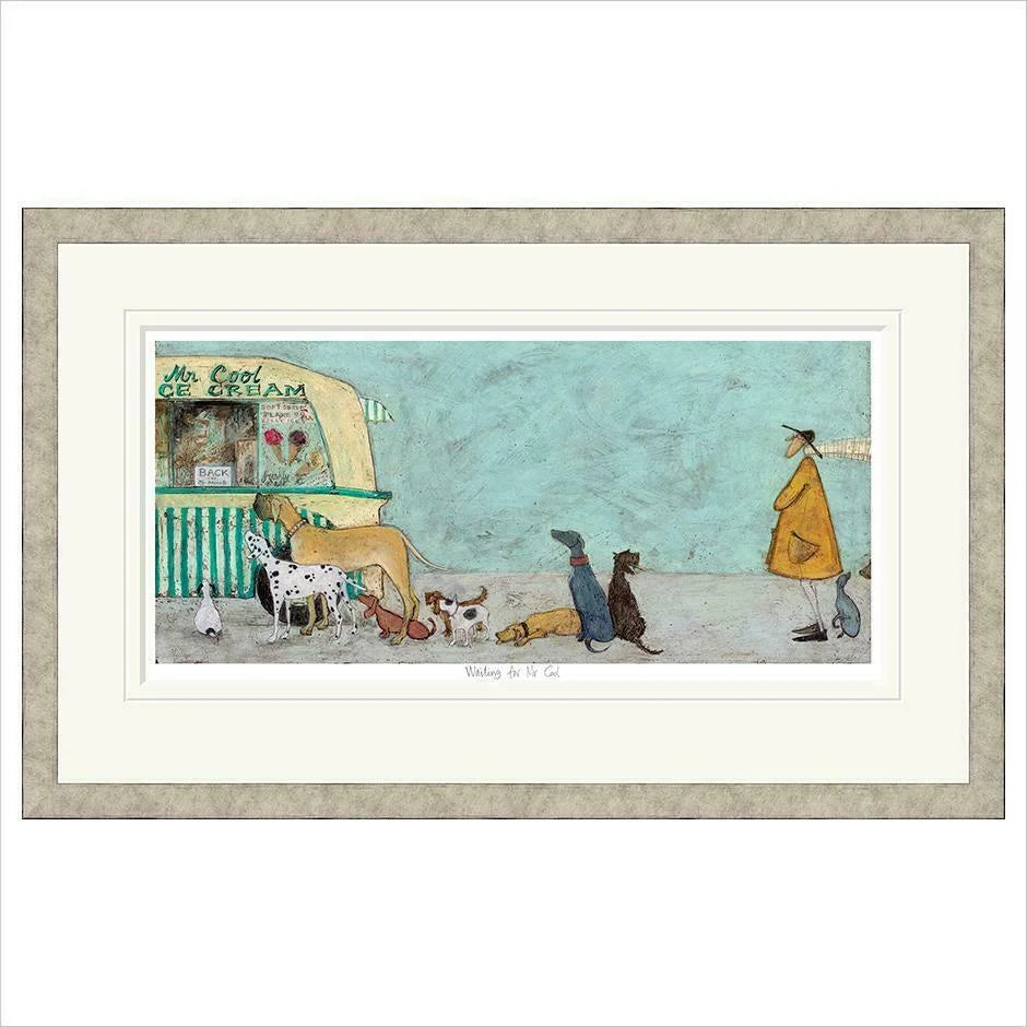 Waiting for Mr Cool Framed Limited Edition Print by Sam Toft