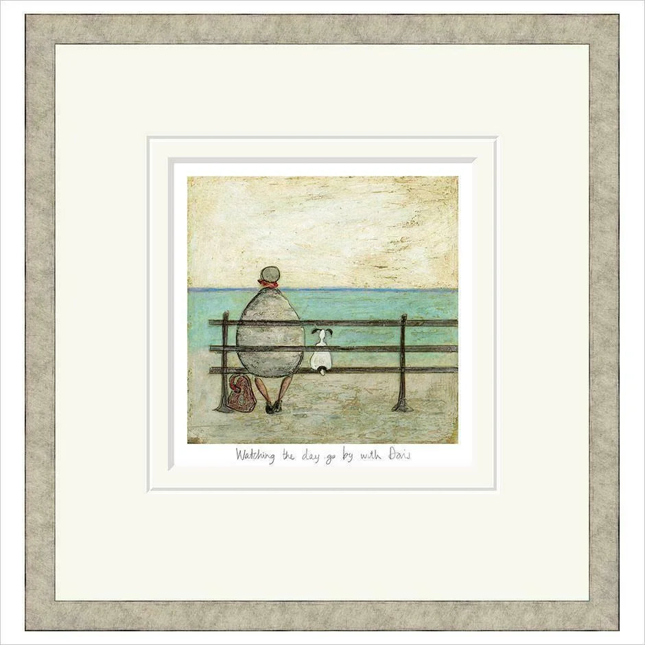 Watching the Day Go By With Doris Framed Limited Edition Print by Sam Toft