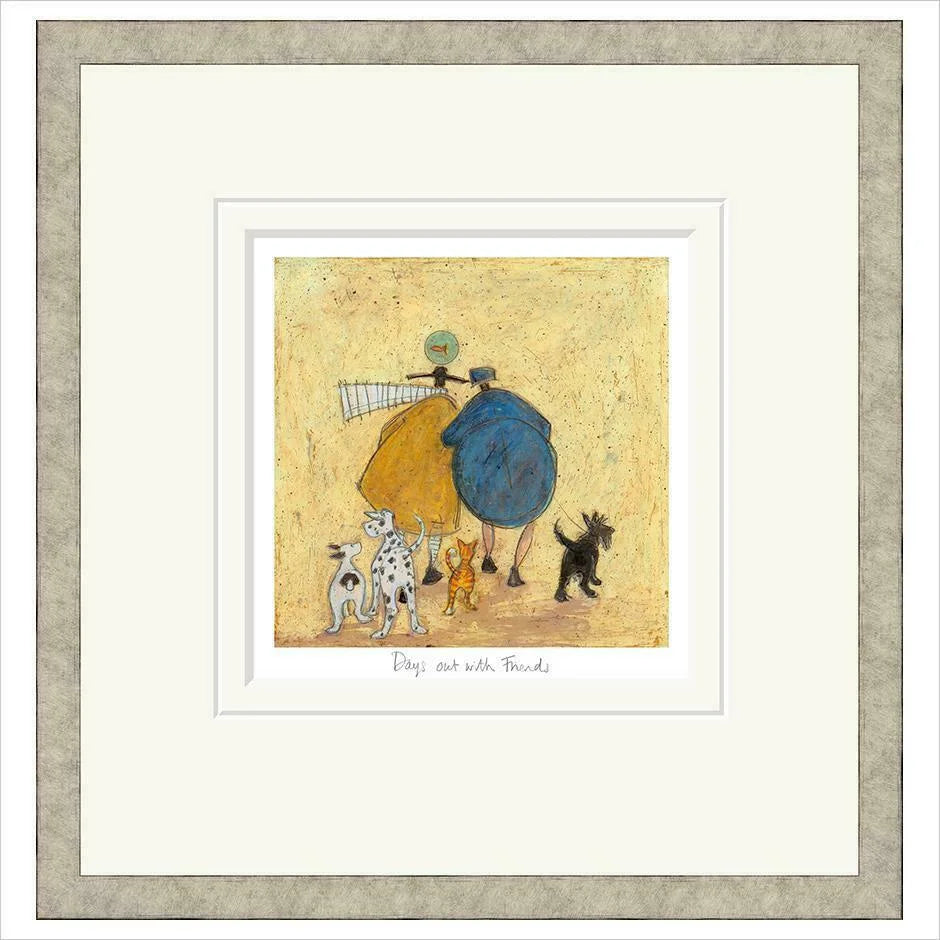 Days Out With Friends Framed Limited Edition Print by Sam Toft