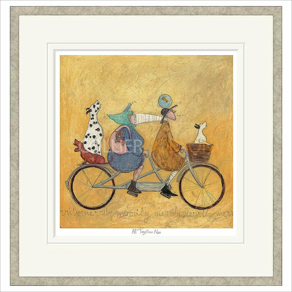 All Together Now Framed Limited Edition Print by Sam Toft