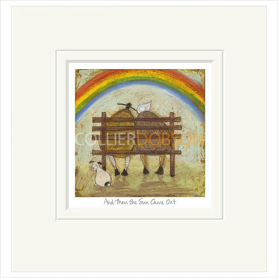 And Then the Sun Came Out Mounted Limited Edition Print by Sam Toft