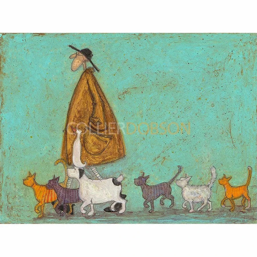 Cat Walk Limited Edition Print by Sam Toft