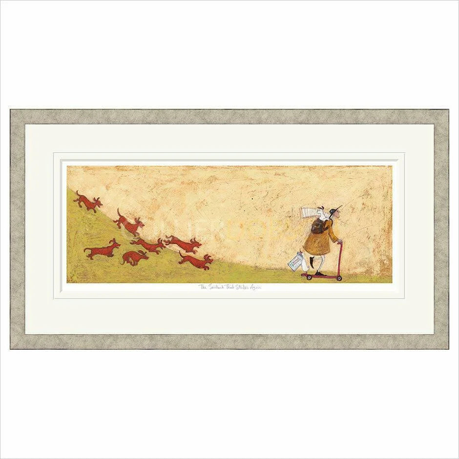 The Sandwich Thief Strikes Again Framed Limited Edition print by Sam Toft