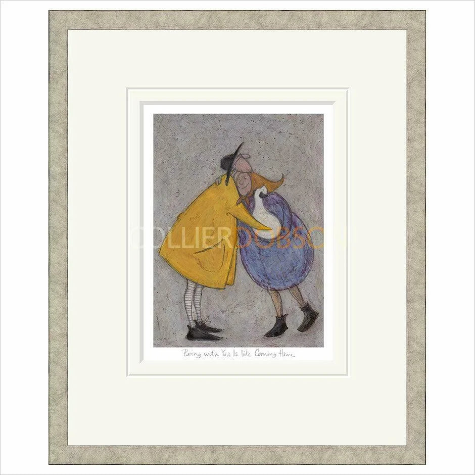 Being with You is Like Coming Home Framed Limited Edition Print by Sam Toft