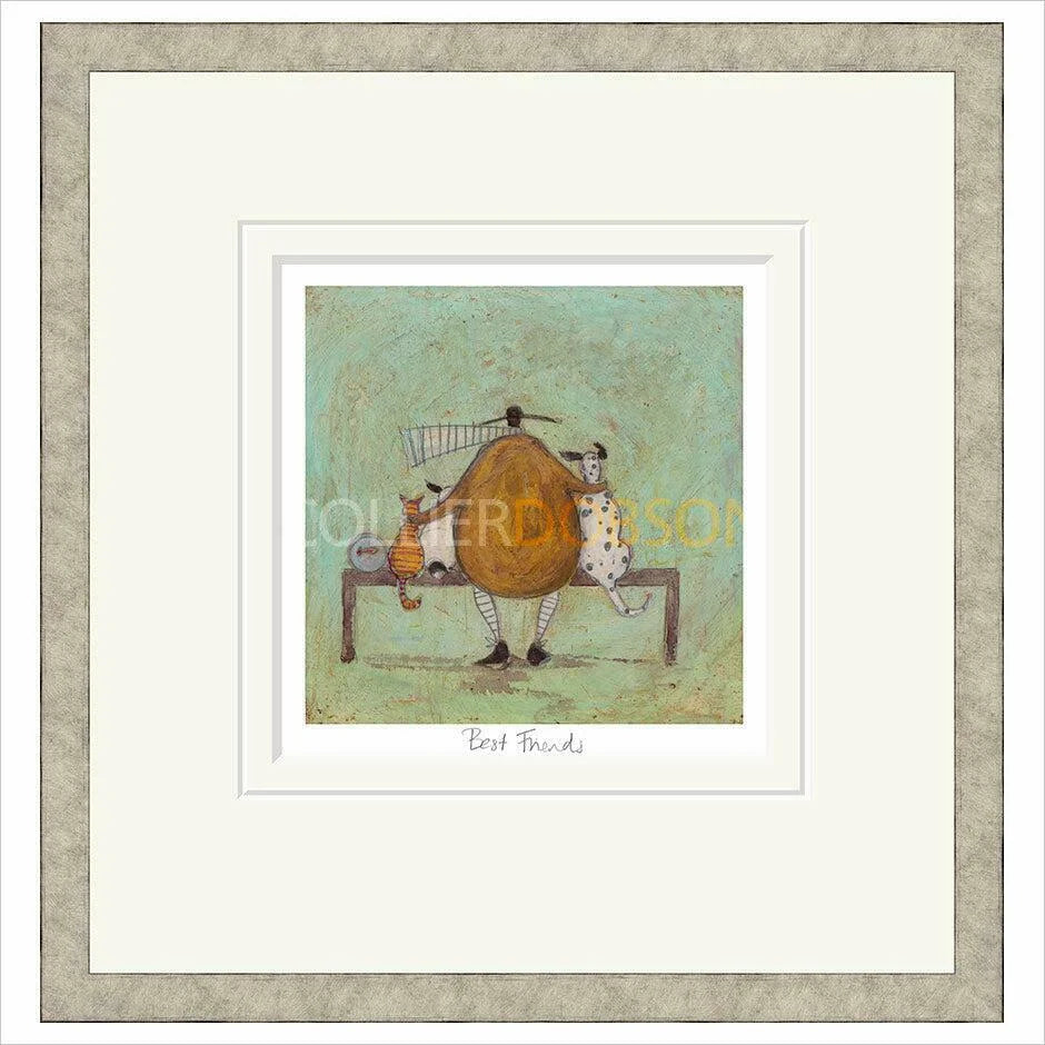 Best Friends Framed Limited Edition Print by Sam Toft