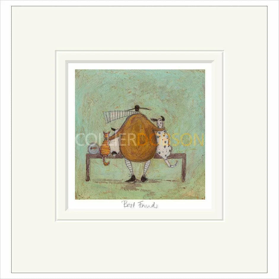 Best Friends Mounted Limited Edition Print by Sam Toft