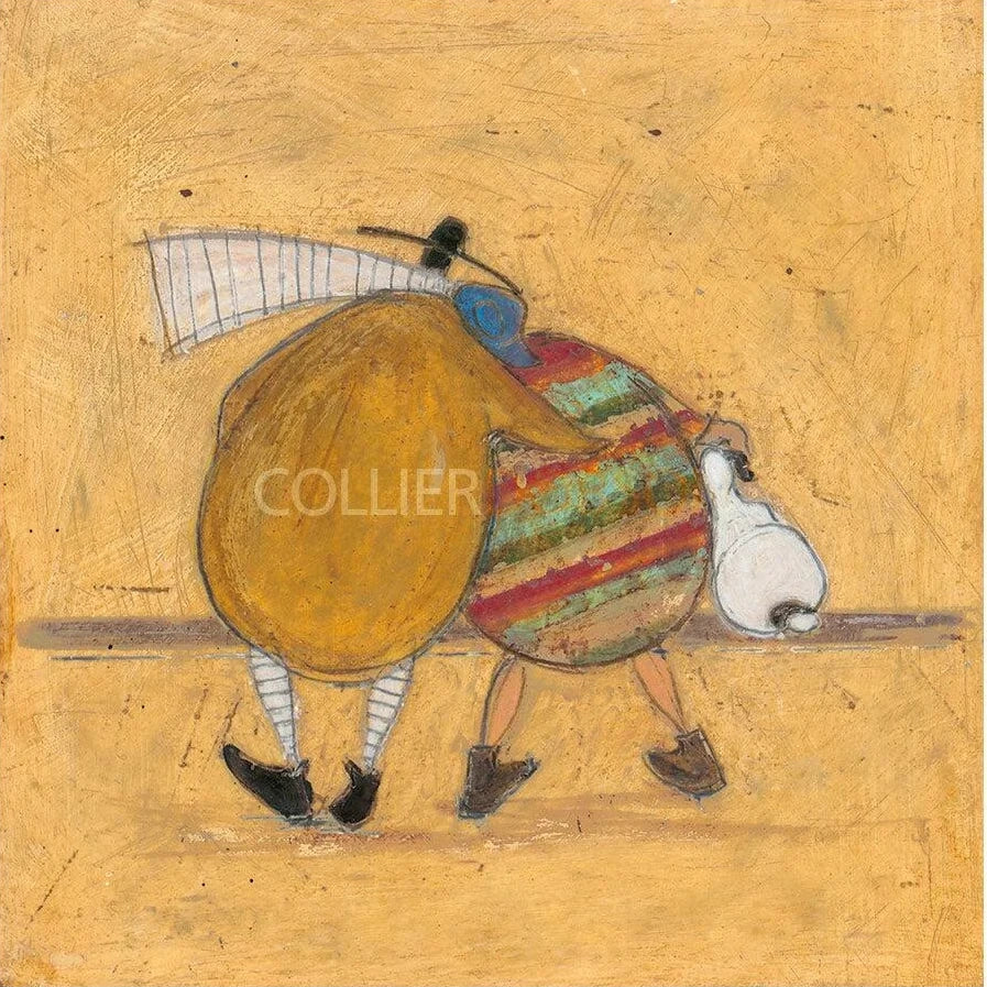 Lean on Me When You're Not Strong Limited Edition Print by Sam Toft