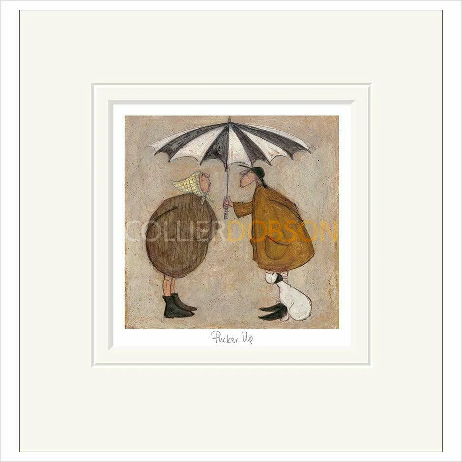 Pucker Up Mounted Limited Edition Print by Sam Toft