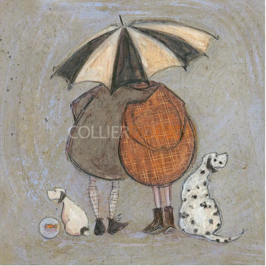 Secret Smooch Limited Edition Print by Sam Toft
