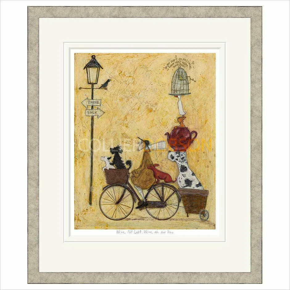 We're Not Lost, We're on Our Way Framed Limited Edition print by Sam Toft