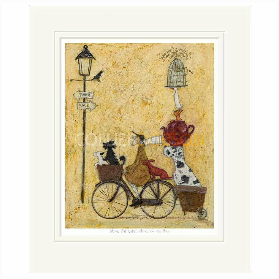 We're Not Lost, We're on Our Way Mounted Limited Edition print by Sam Toft