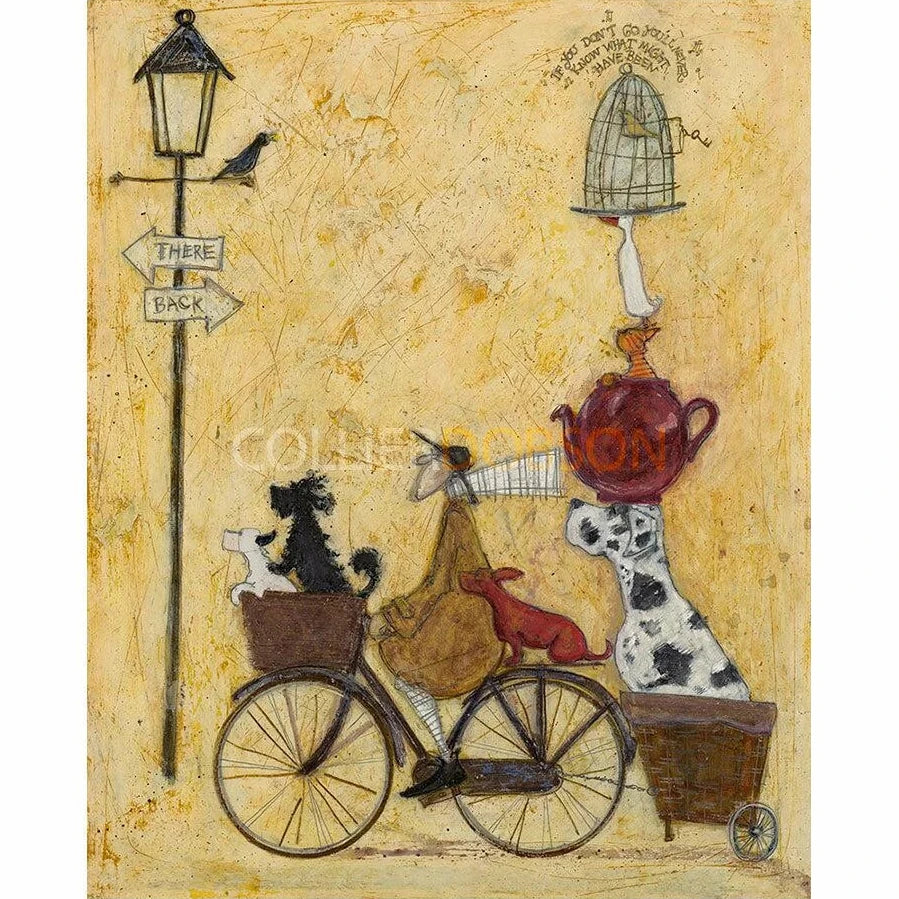 We're Not Lost, We're on Our Way Limited Edition print by Sam Toft