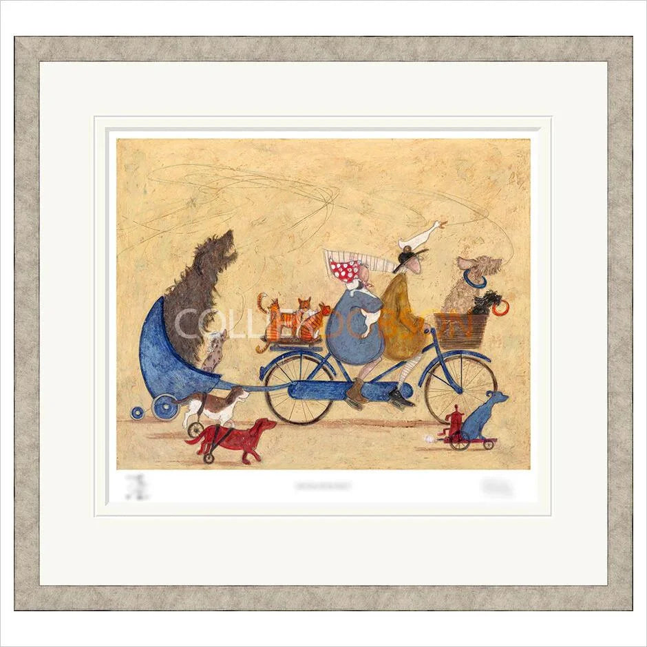 Free Wheeling Spirits - Remarque Framed Limited Edition Print by Sam Toft