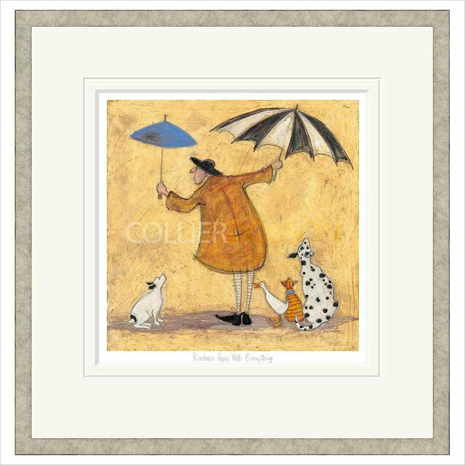 Kindness Goes with Everything Framed Limited Edition Print by Sam Toft