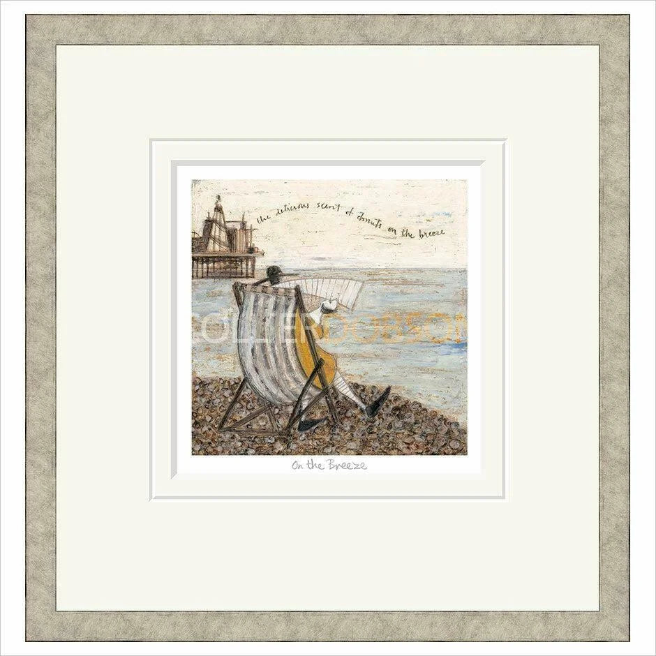 On the Breeze Framed Limited Edition Print by Sam Toft