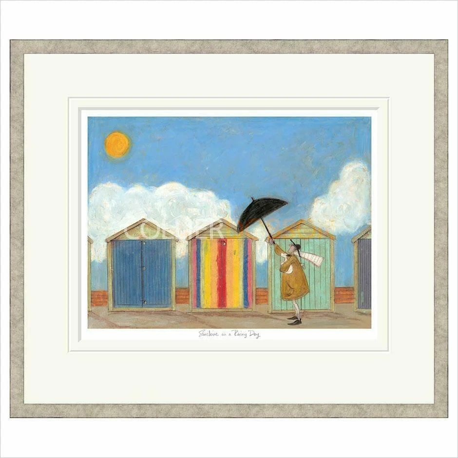 Sunshine on a Rainy Day Framed Limited Edition Print by Sam Toft