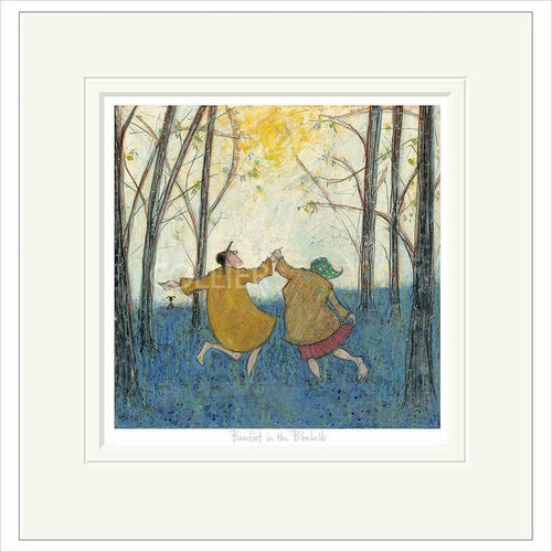 Barefoot in the Bluebells Mounted Limited Edition Print by Sam Toft