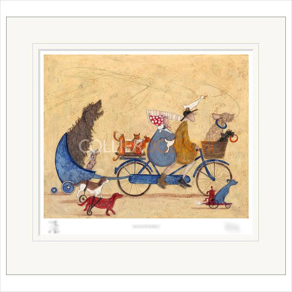 Free Wheeling Spirits - Remarque Mounted Limited Edition Print by Sam Toft
