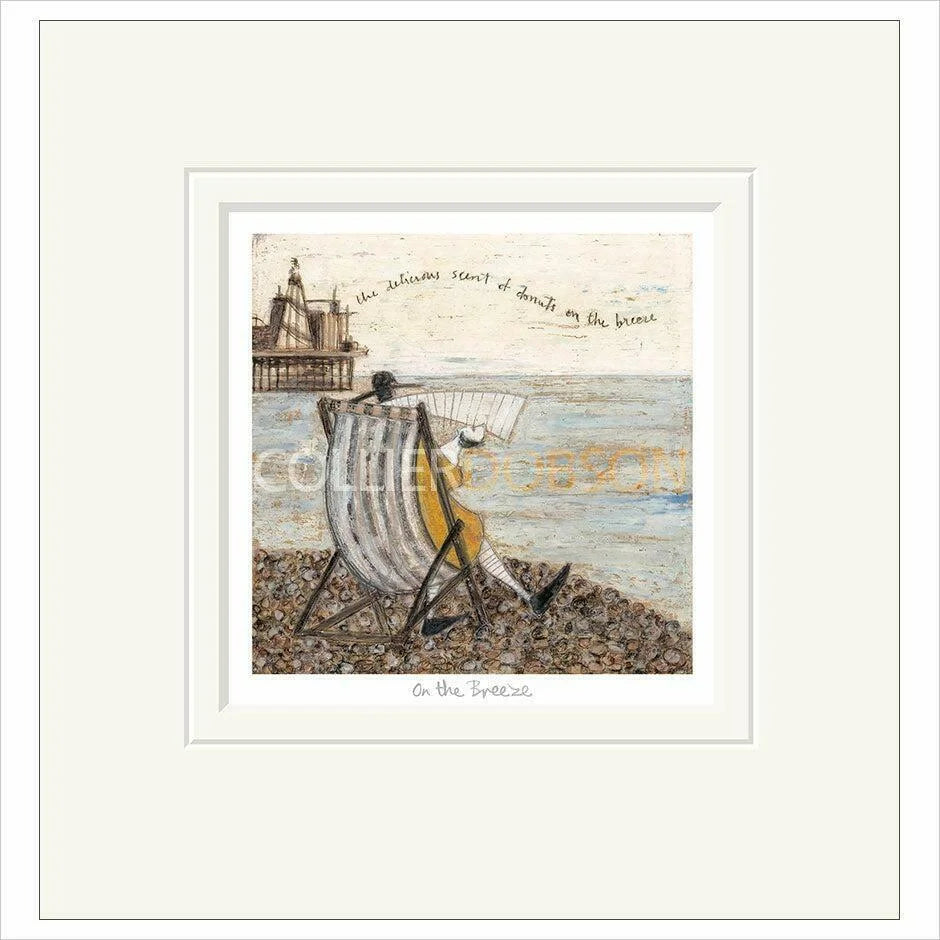 On the Breeze Mounted Limited Edition Print by Sam Toft