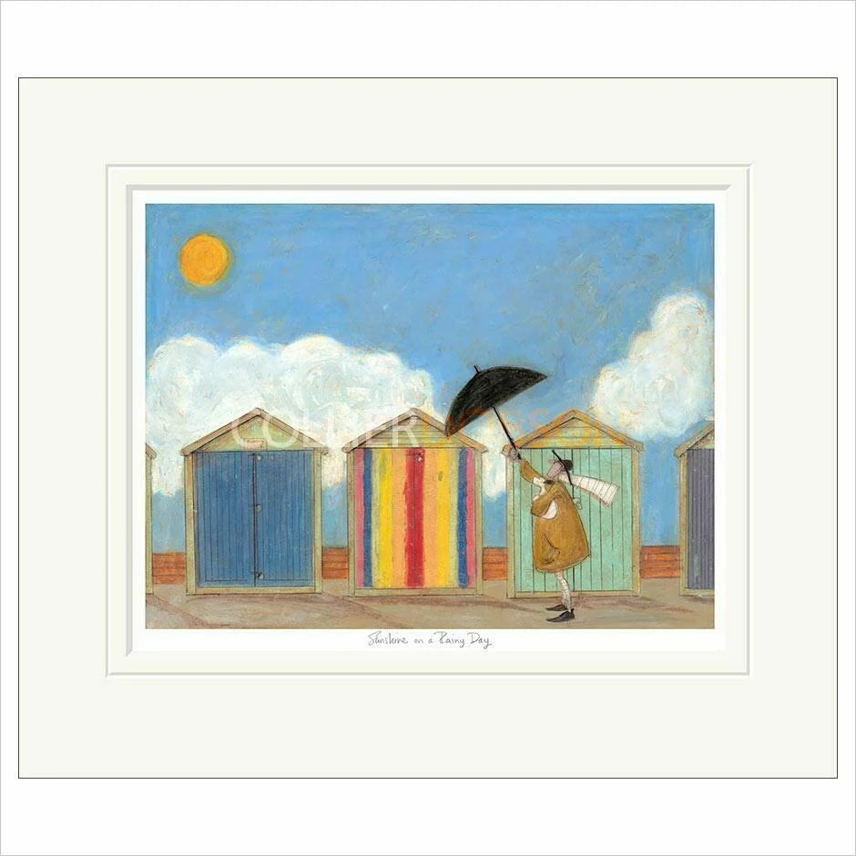 Sunshine on a Rainy Day Mounted Limited Edition Print by Sam Toft