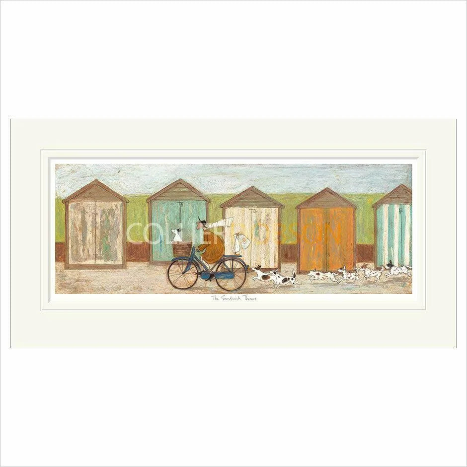 The Sandwich Thieves Mounted Limited Edition Print by Sam Toft