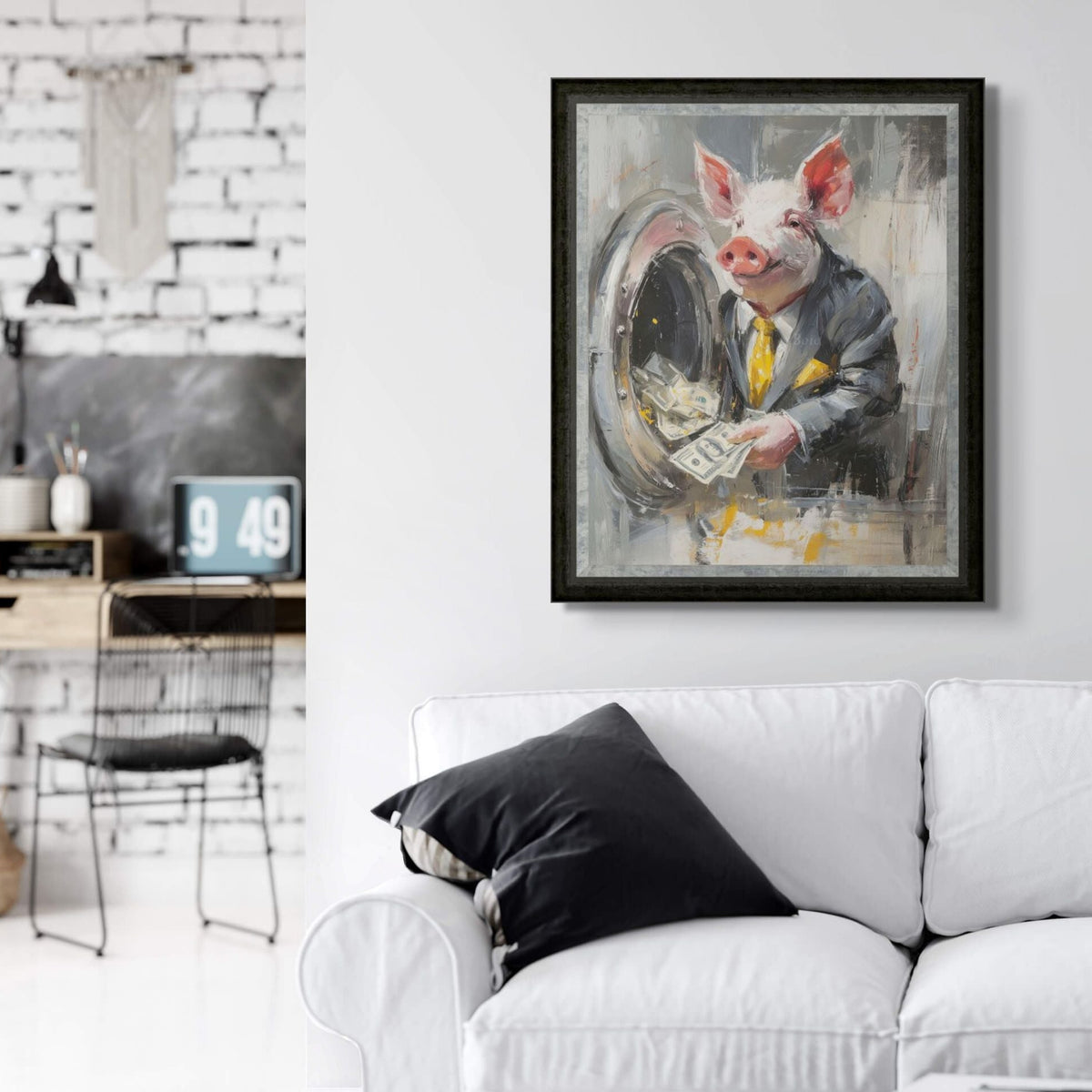 The Launderer by Boid in a cosy industrial loft apartment setting